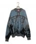 DIESEL（ディーゼル）の古着「Gジャン柄 モヘアニット」｜ブルー