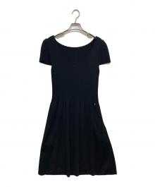 FOXEY NEWYORK（フォクシーニューヨーク）の古着「ニットワンピース」｜ブラック