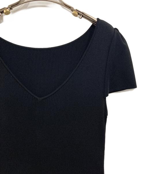 FOXEY NEWYORK（フォクシーニューヨーク）FOXEY NEWYORK (フォクシーニューヨーク) ニットワンピース ブラック サイズ:38の古着・服飾アイテム