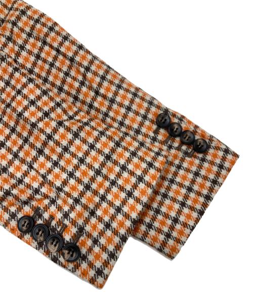 sartorio（サルトリオ）SARTORIO (サルトリオ) ウールカシミヤテーラードジャケット オレンジ サイズ:46の古着・服飾アイテム