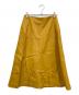 STELLA McCARTNEY（ステラマッカートニー）の古着「フェイクレザーロングスカート」｜イエロー
