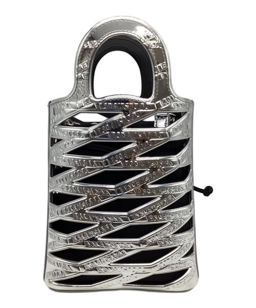 BALENCIAGA（バレンシアガ）BALENCIAGA (バレンシアガ) NEO PHONE HOLDER シルバーの古着・服飾アイテム