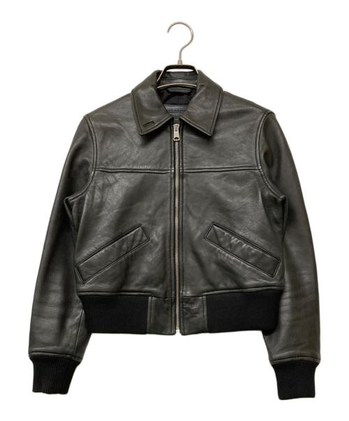 ALL SAINTS（オールセインツ）ALL SAINTS (オールセインツ) ラムスキンシングルレザージャケット ブラック サイズ:UK8の古着・服飾アイテム