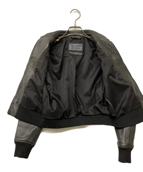 ALL SAINTS（オールセインツ）ALL SAINTS (オールセインツ) ラムスキンシングルレザージャケット ブラック サイズ:UK8の古着・服飾アイテム