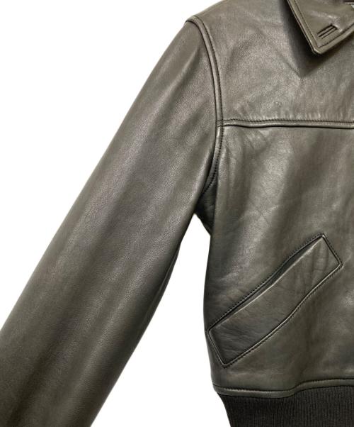 ALL SAINTS（オールセインツ）ALL SAINTS (オールセインツ) ラムスキンシングルレザージャケット ブラック サイズ:UK8の古着・服飾アイテム