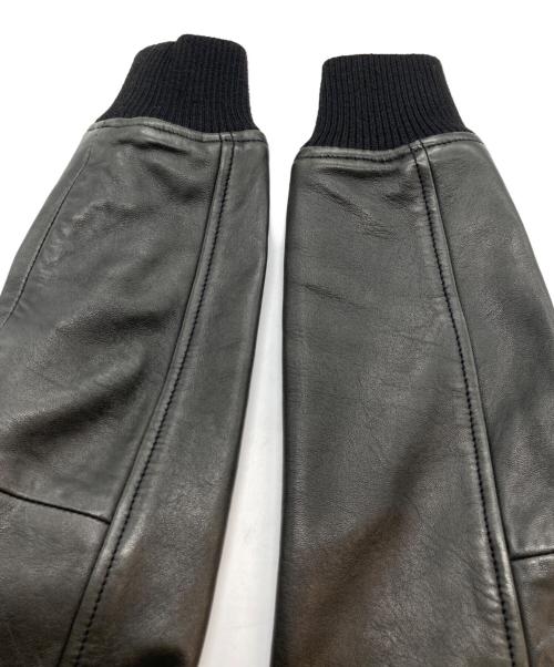 ALL SAINTS（オールセインツ）ALL SAINTS (オールセインツ) ラムスキンシングルレザージャケット ブラック サイズ:UK8の古着・服飾アイテム