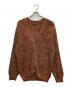 CABaN（キャバン）の古着「コットンカシミヤワッフルMIXカーディガン」｜ブラウン