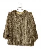 FUMIE=TANAKAフミエタナカ）の古着「ファーコート」｜ベージュ