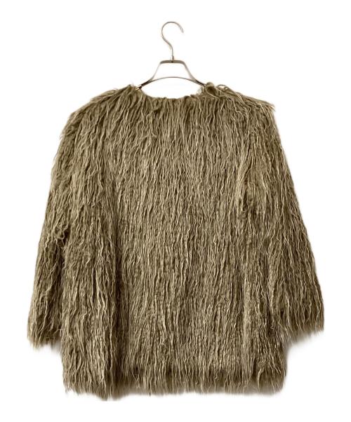 FUMIE=TANAKA（フミエタナカ）FUMIE=TANAKA (フミエタナカ) ファーコート ベージュ サイズ:1の古着・服飾アイテム