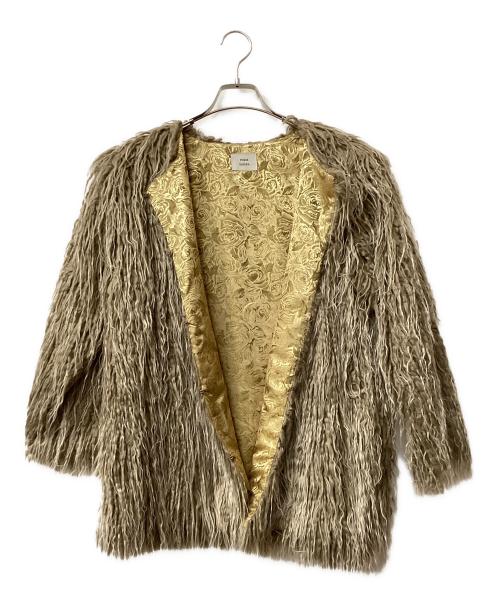 FUMIE=TANAKA（フミエタナカ）FUMIE=TANAKA (フミエタナカ) ファーコート ベージュ サイズ:1の古着・服飾アイテム