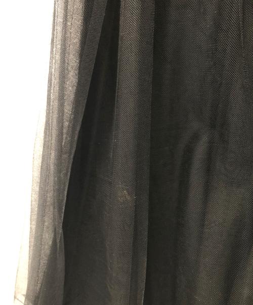 eclat（エクラ）eclat (エクラ) チュールスカート ブラック サイズ:38の古着・服飾アイテム