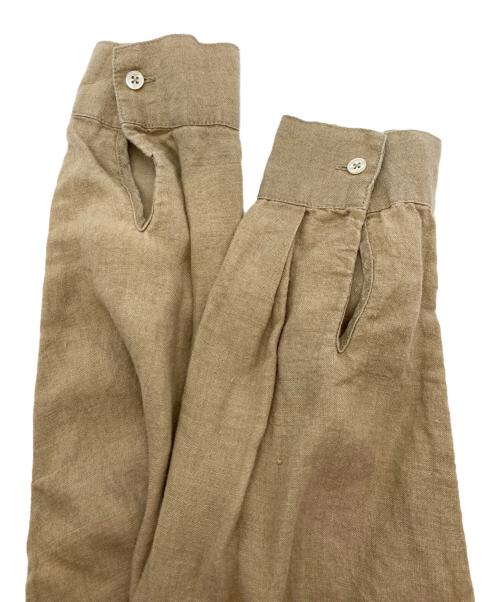 KAGURE（カグレ）kagure (カグレ) リネンシャツワンピース ベージュ サイズ:Freeの古着・服飾アイテム