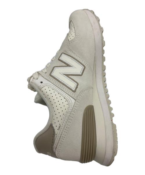 NEW BALANCE（ニューバランス）NEW BALANCE (ニューバランス) ローカットスニーカー アイボリー サイズ:23の古着・服飾アイテム