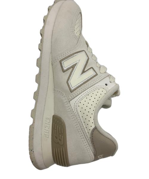 NEW BALANCE（ニューバランス）NEW BALANCE (ニューバランス) ローカットスニーカー アイボリー サイズ:23の古着・服飾アイテム