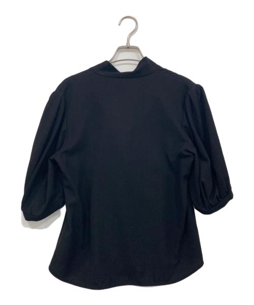 MADISON BLUE（マディソンブルー）MADISON BLUE (マディソンブルー) パフスリーブタイブラウス ブラック サイズ:Sの古着・服飾アイテム