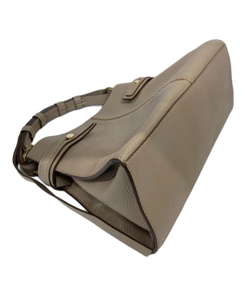 BARNEYS NEWYORK（バーニーズ・ニューヨーク）BARNEYS NEWYORK (バーニーズ・ニューヨーク) 2WAYワンハンドルバッグ ベージュの古着・服飾アイテム