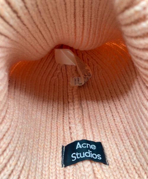 Acne studios（アクネ ストゥディオズ）ACNE STUDIOS (アクネ ストゥディオズ) ニット帽　ビーニー ピンク サイズ:56cmの古着・服飾アイテム