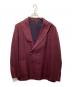 LARDINI（ラルディーニ）の古着「ニットジャケット」｜ワインレッド