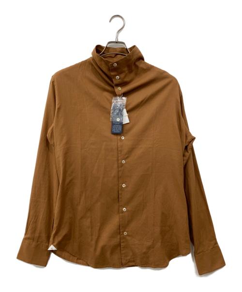 Bagutta（バグッタ）BAGUTTA (バグッタ) 長袖シャツ ブラウン サイズ:40の古着・服飾アイテム
