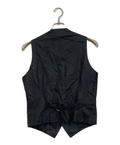 TAGLIATORE（タリアトーレ）TAGLIATORE (タリアトーレ) BRIAN チェック柄ベスト ネイビー サイズ:44(S～M)の古着・服飾アイテム