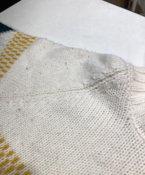 fay（フェイ）fay (フェイ) 長袖ニット ホワイト サイズ:44 未使用品の古着・服飾アイテム