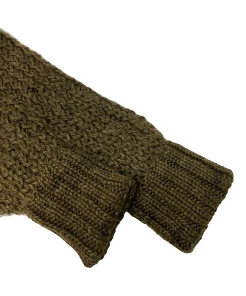 knit brary（ニット ブラリー）knit brary (ニット ブラリー) アルパカシルクハイネックニット ワインレッド サイズ:Mの古着・服飾アイテム