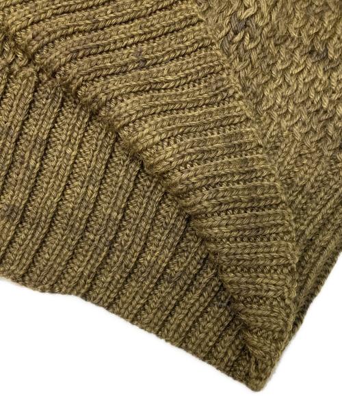 knit brary（ニット ブラリー）knit brary (ニット ブラリー) アルパカシルクハイネックニット ワインレッド サイズ:Mの古着・服飾アイテム