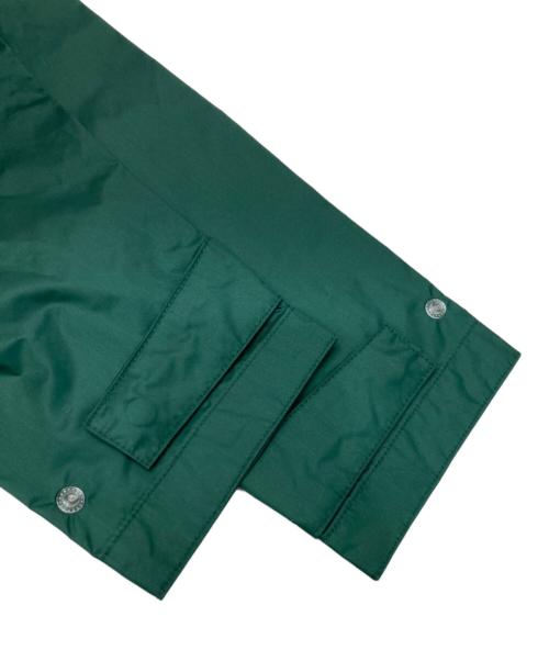 KENZO（ケンゾー）KENZO (ケンゾー) SCOOTER PARKA ロゴプリント ナイロン スクーターパーカー レインコート グリーン サイズ:Mの古着・服飾アイテム