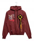 LIAM HODGESリアムホッジス）の古着「パーカー」｜レッド