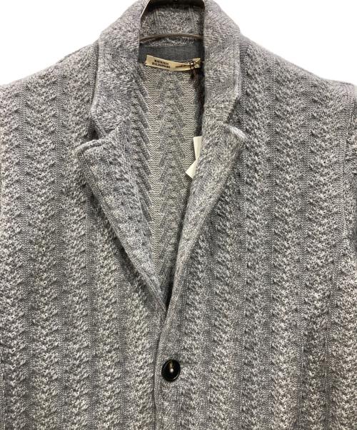 MAURIZIO BALDSSARI（マウリツィオ バルダサーリ）MAURIZIO BALDSSARI (マウリツィオ バルダサーリ) ニットジャケット グレー サイズ:48 未使用品の古着・服飾アイテム