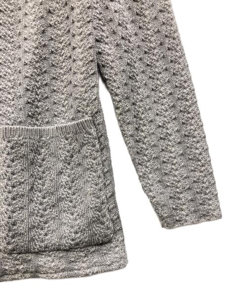 MAURIZIO BALDSSARI（マウリツィオ バルダサーリ）MAURIZIO BALDSSARI (マウリツィオ バルダサーリ) ニットジャケット グレー サイズ:48 未使用品の古着・服飾アイテム