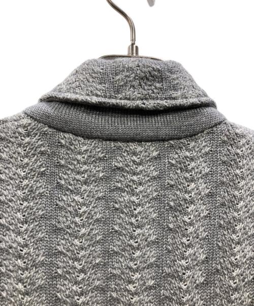 MAURIZIO BALDSSARI（マウリツィオ バルダサーリ）MAURIZIO BALDSSARI (マウリツィオ バルダサーリ) ニットジャケット グレー サイズ:48 未使用品の古着・服飾アイテム