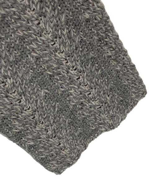 MAURIZIO BALDASSARI（マウリツィオバルダサーリ）MAURIZIO BALDASSARI (マウリツィオバルダサーリ) ニットジャケット グレー サイズ:48の古着・服飾アイテム