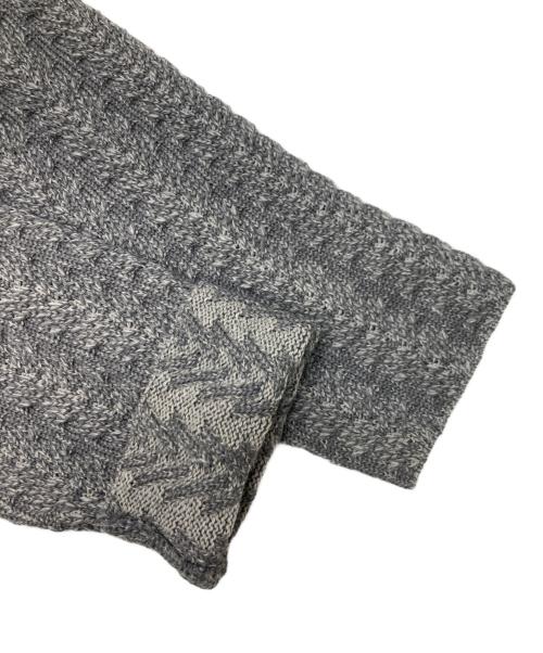 MAURIZIO BALDASSARI（マウリツィオバルダサーリ）MAURIZIO BALDASSARI (マウリツィオバルダサーリ) ウールニットジャケット グレー サイズ:52 未使用品の古着・服飾アイテム