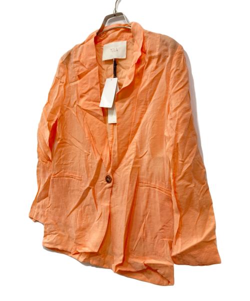 TELA（テラ）TELA (テラ) シアージャケット オレンジ サイズ:40の古着・服飾アイテム