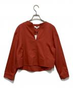 tibiティビ）の古着「長袖ブラウス」｜レッド