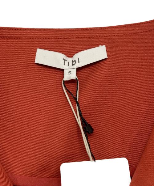 tibi（ティビ）tibi (ティビ) 長袖ブラウス レッド サイズ:Sの古着・服飾アイテム