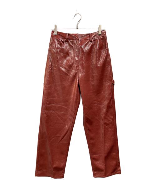 tibi（ティビ）TIBI (ティビ) エコレザーパンツ ブラウン サイズ:SIZE 26 未使用品の古着・服飾アイテム