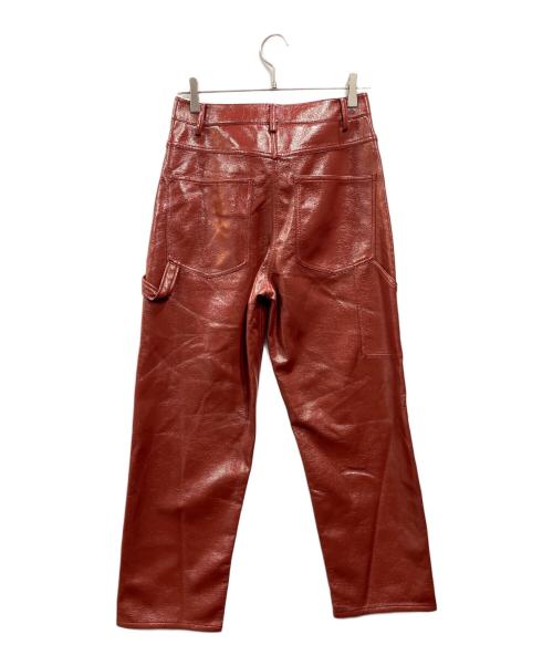 tibi（ティビ）TIBI (ティビ) エコレザーパンツ ブラウン サイズ:SIZE 26 未使用品の古着・服飾アイテム