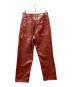 TIBI (ティビ) エコレザーパンツ ブラウン サイズ:SIZE 26 未使用品：4000円