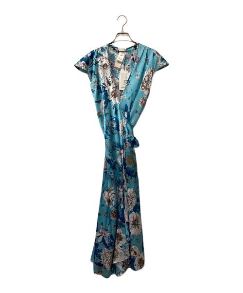 DIANE VON FURSTENBERG（ダイアンフォンファステンバーグ）DIANE VON FURSTENBERG (ダイアンフォンファステンバーグ) ワンピース ブルー サイズ:Sの古着・服飾アイテム