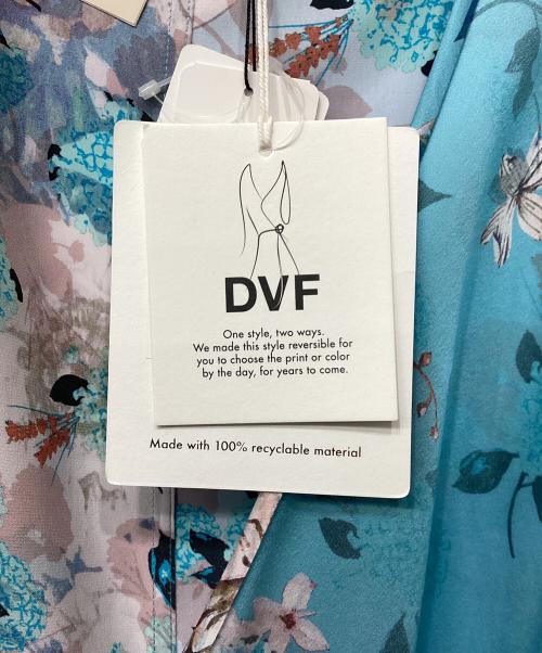 DIANE VON FURSTENBERG（ダイアンフォンファステンバーグ）DIANE VON FURSTENBERG (ダイアンフォンファステンバーグ) ワンピース ブルー サイズ:Sの古着・服飾アイテム