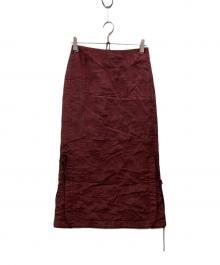 08sircus（ゼロエイトサーカス）の古着「スカート」｜ワインレッド