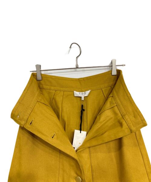 sea NEW YORK（シー ニューヨーク）sea NEW YORK (シー ニューヨーク) CORBIN SKIRT ゴールド サイズ:2の古着・服飾アイテム