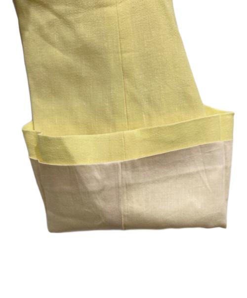 pelleq（ペレック）PELLEQ (ペレック) リネン混ジャケット イエロー サイズ:34の古着・服飾アイテム