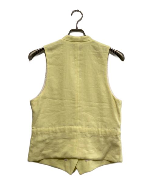 pelleq（ペレック）pelleq (ペレック) ベスト イエロー サイズ:36の古着・服飾アイテム