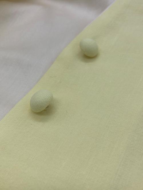 pelleq（ペレック）pelleq (ペレック) ベスト イエロー サイズ:36の古着・服飾アイテム