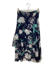 ERDEM（アーデム）の古着「ロングスカート」｜ネイビー