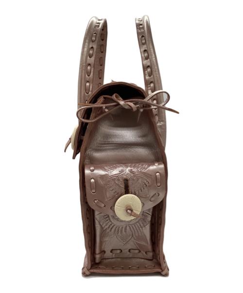 Carving Tribes（カービングトライブス）Carving Tribes (カービングトライブス) ハンドバッグ ピンクの古着・服飾アイテム