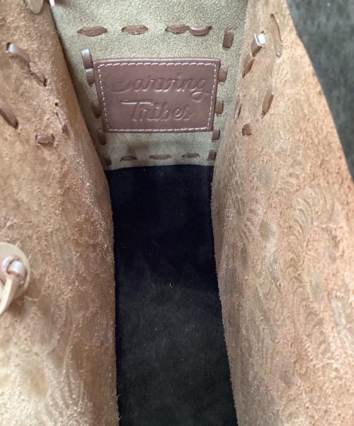 Carving Tribes（カービングトライブス）Carving Tribes (カービングトライブス) ハンドバッグ ピンクの古着・服飾アイテム